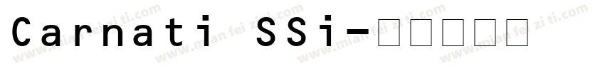Carnati SSi字体转换